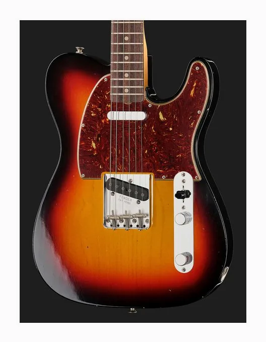 Fender 63 Telecaster V White JM LTD, cejuela y primeras posiciones del diapasón