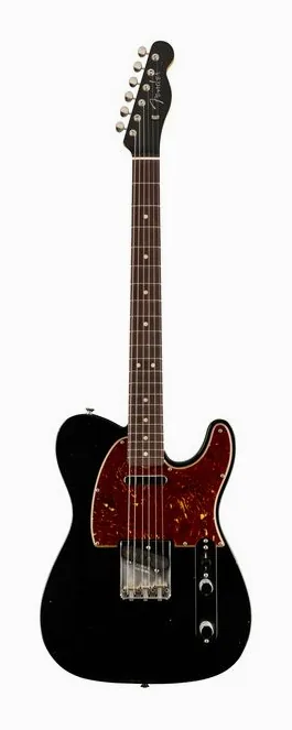 Fender 63 Telecaster V White JM LTD visto de frente