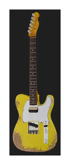 Fender 64 Tele HS GFY Heavy Relic, vista trasera del cuerpo