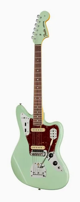 Fender 66 Jaguar ASG CC en primer plano frontal