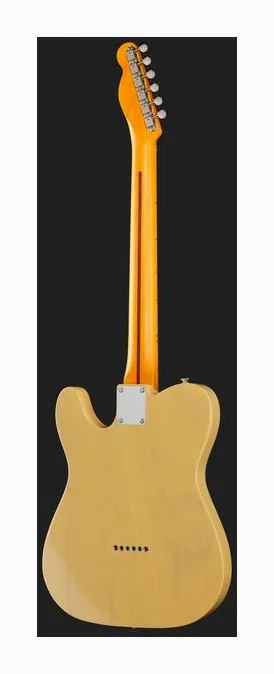 Fender 75th Anni AV II 51 Nocaster BL, mástil y diapasón vistos de lado