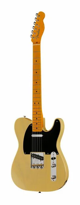 Fender 75th Anni Player II Tele DNB visto de frente