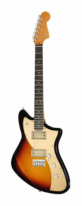 Fender Am Ultra II Strat MN SFL encuadrado de frente sobre fondo neutro