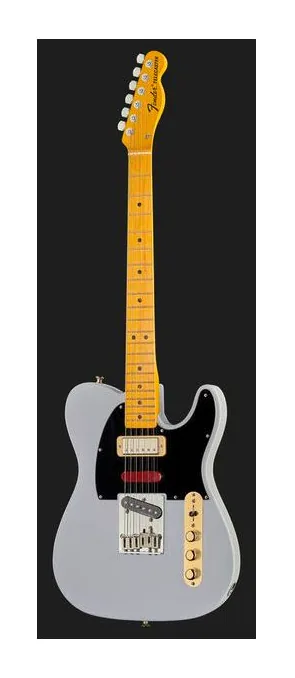 Fender Brent Mason Tele MN PrimerGrey, mástil y diapasón vistos de lado