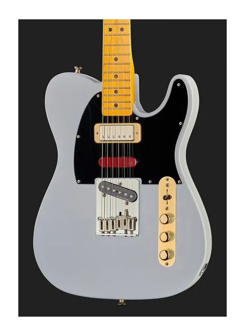 Fender Brent Mason Tele MN PrimerGrey, cuerpo y acabado en primer plano
