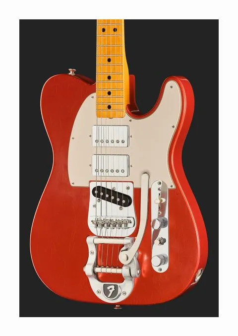 Fender Campbell Red Dog TELE MN RDR, cuerpo y acabado en primer plano
