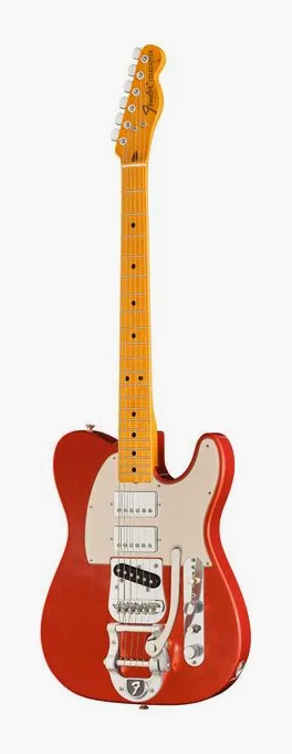 Fender Campbell Red Dog TELE MN RDR visto de frente