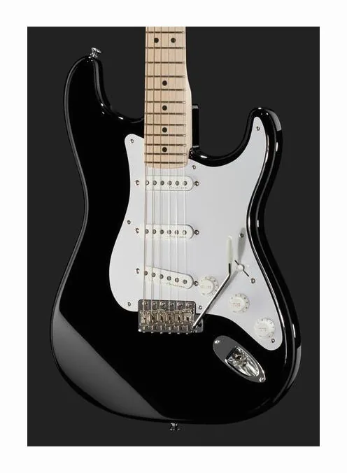 Fender Clapton Strat Signature BLK, cejuela y primeras posiciones del diapasón