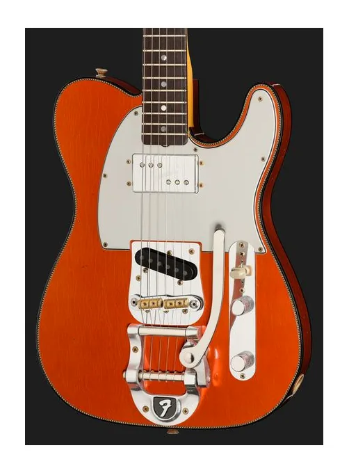 Fender Cunife Tele Custom Candy T JM, cuerpo y acabado en primer plano