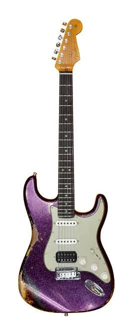 Fender Custom Deluxe Strat HB-S1 MGSP fotografiado de frente