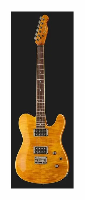 Fender Custom Telecaster FMT HH AM IL, selector de pastillas y jack de salida