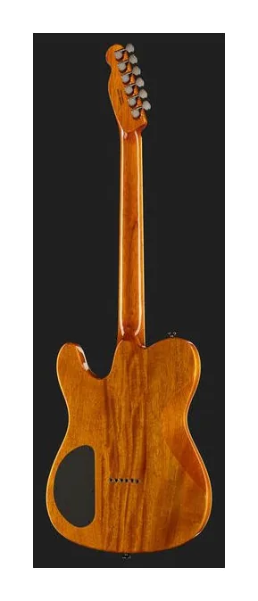 Fender Custom Telecaster FMT HH AM IL, pala con clavijeros y logotipo