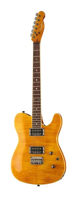 Fender Custom Telecaster FMT HH AM IL en primer plano frontal