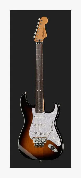 Fender Dave Murray Strat 2TSB, curvas del cuerpo vistas desde arriba