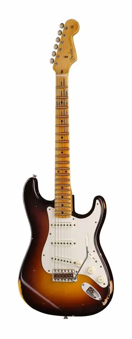 Fender Fat 50s Strat WF2CS Relic LTD en primer plano frontal