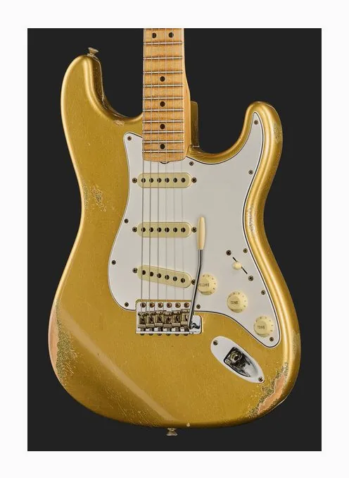 Fender Fat 64 Stratocaster AcarOO Ltd, cejuela y primeras posiciones del diapasón
