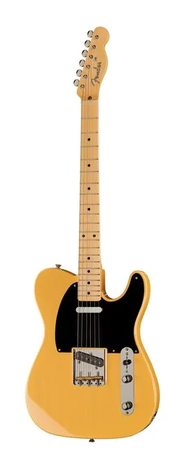 Fender FSR TRAD II 51 Nocaster MN BTB en primer plano frontal