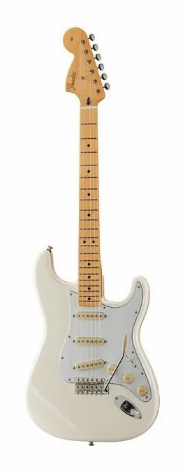 Fender Jimi Hendrix Strat OWH encuadrado de frente sobre fondo neutro