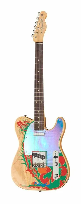 Fender Jimmy Page Tele JM Relic WBL visto de frente