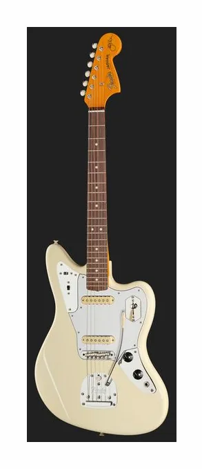 Fender Johnny Marr Jaguar OWT, curvas del cuerpo vistas desde arriba