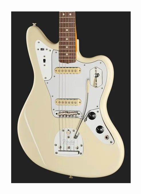 Fender Johnny Marr Jaguar OWT, mástil y diapasón vistos de lado