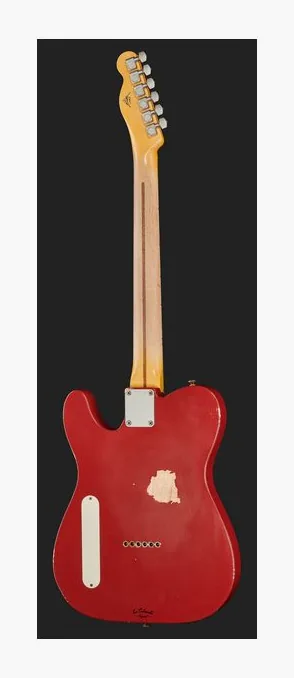 Fender La Cabronita Especial MBDB, curvas del cuerpo vistas desde arriba