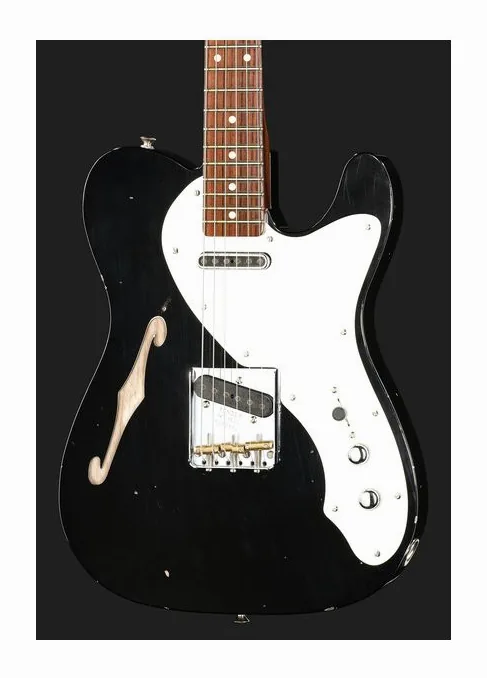 Fender LTD 50 Tele Thinline RW AB, mástil y diapasón vistos de lado