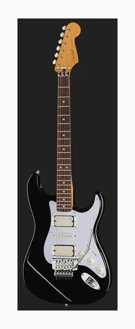 Fender LTD 50th Dave Murray Strat BLK, pala con clavijeros y logotipo