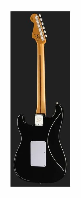 Fender LTD 50th Dave Murray Strat BLK, cejuela y primeras posiciones del diapasón