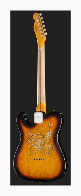 Fender LTD 52 Tele Aged Black SHRelic, selector de pastillas y jack de salida