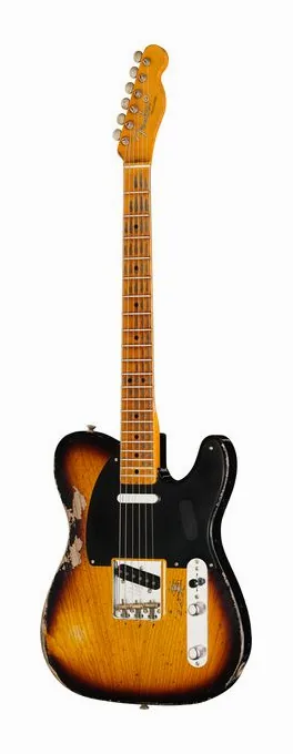 Fender LTD 52 Tele 2CSB SHRelic fotografiado de frente