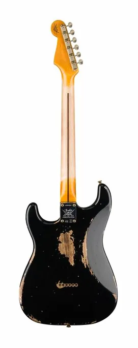 Fender LTD 54 Strat HR Aged Black, pastillas y mandos de control