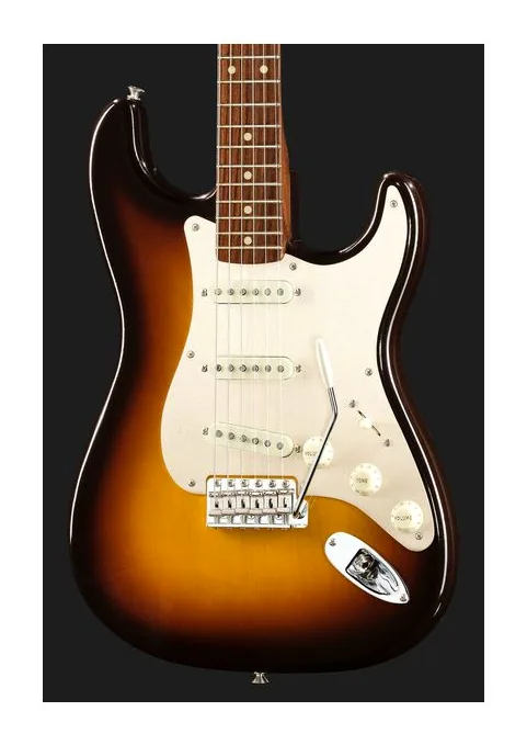 Fender LTD '57 Strat DLX C2SB, curvas del cuerpo vistas desde arriba