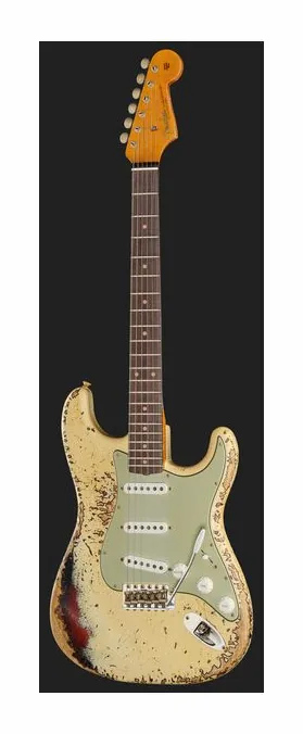 Fender LTD 61 Strat SHR VWo3CSB, mástil y diapasón vistos de lado