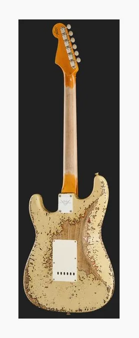 Fender LTD 61 Strat SHR VWo3CSB, perfil lateral del cuerpo