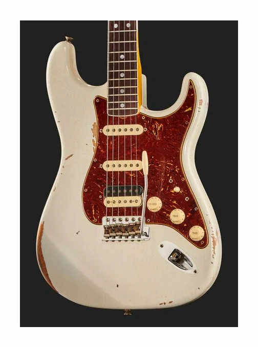 Fender LTD 67 HSS Strat AOW HR, perfil lateral del cuerpo