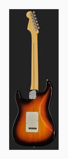 Fender LTD Am Pro II Strat V MN 3TSB, vista trasera del cuerpo