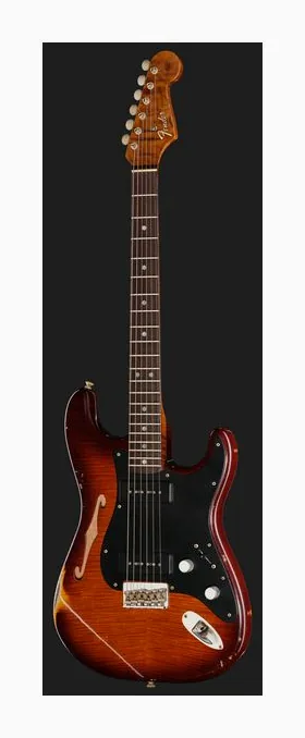 Fender LTD Artisan Tele Burl Dual P90, cejuela y primeras posiciones del diapasón