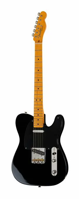 Fender LTD AV II 66 Jazzmaster RW BLK en primer plano frontal