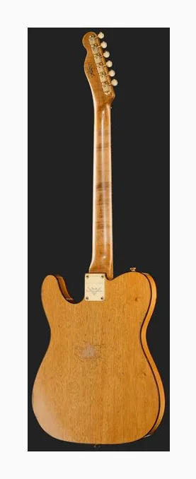 Fender LTD Bow Tie Tele Bigsby BK, mástil y diapasón vistos de lado