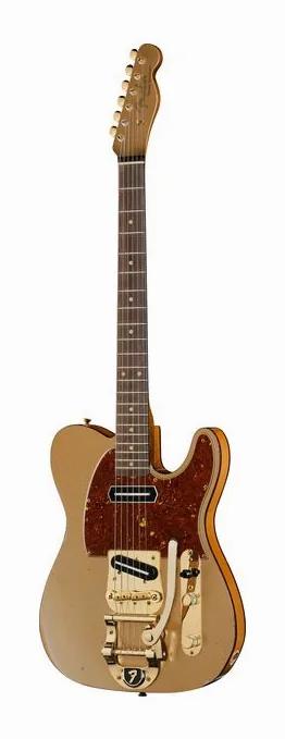 Fender LTD Bow Tie Tele Bigsby AFG fotografiado de frente