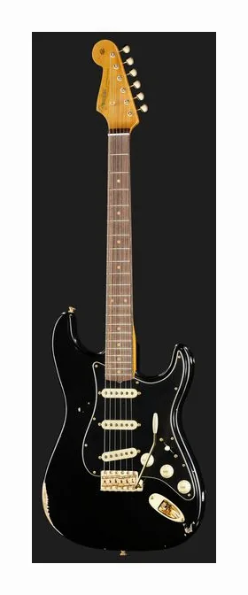 Fender LTD Custom '62 Strat RL BSB, selector de pastillas y jack de salida