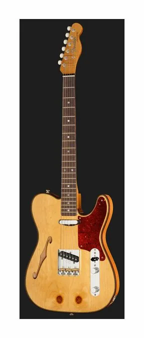 Fender LTD Knotty Tele NOS Aged AN, mástil y diapasón vistos de lado