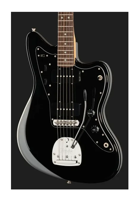 Fender LTD MIJ Starmaster RW BLK, pala con clavijeros y logotipo