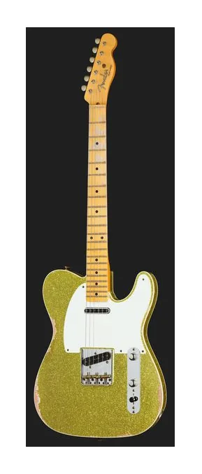Fender LTD Tomatillo Tele Rel ACS, mástil y diapasón vistos de lado