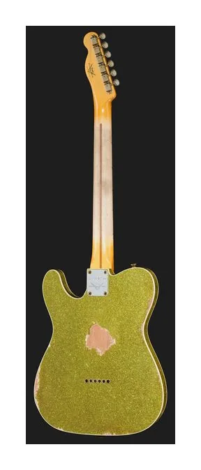 Fender LTD Tomatillo Tele Rel ACS, pala con clavijeros y logotipo