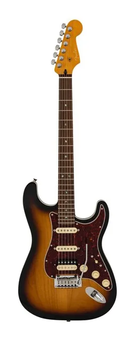 Fender MIJ Act Modern Strat RW BLK visto de frente