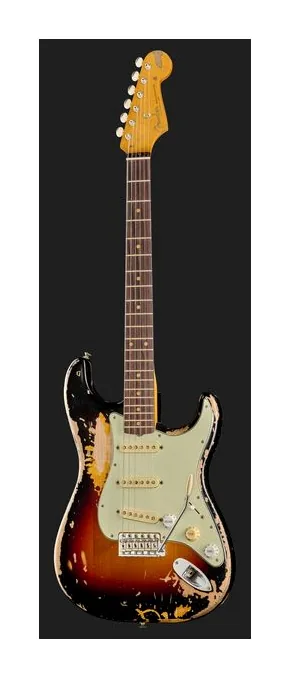 Fender Mike McCready Strat 3TSB, mástil y diapasón vistos de lado