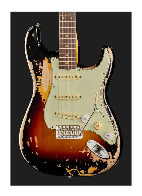 Fender Mike McCready Strat 3TSB, selector de pastillas y jack de salida