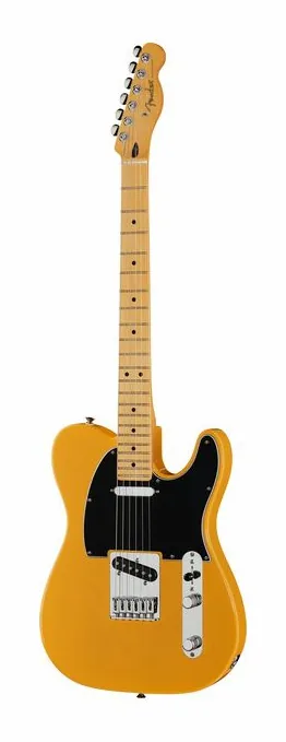 Fender Player II Tele HH RW BLK encuadrado de frente sobre fondo neutro